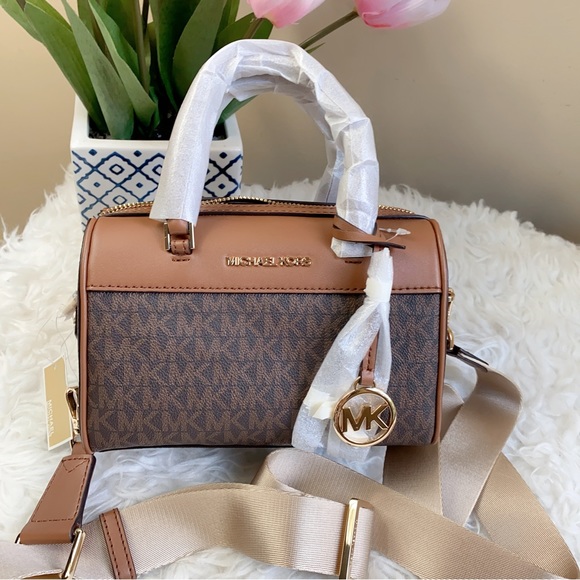 Michael Kors Signature Travel XS Duffle Crossbody - Picture 8 of 9